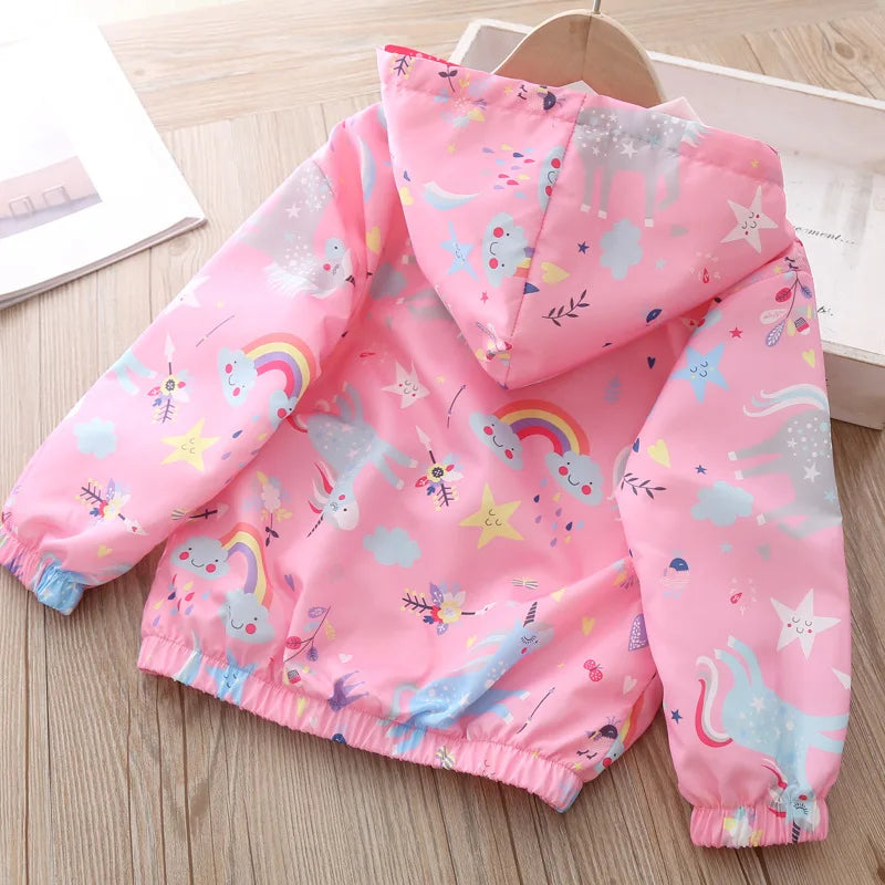 Frühlingsgefühle mit deiner Einhorn Jacke!