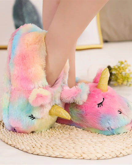 Kawaii Einhorn Hausschuhe für deine Füße!