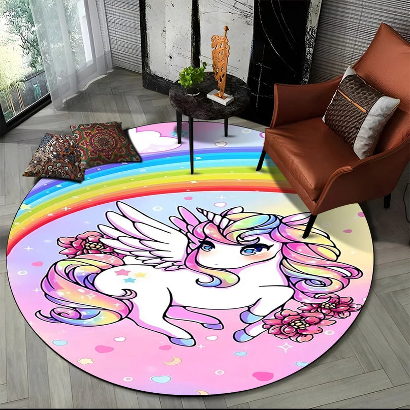 Dein runder Einhorn Sessel-Traum