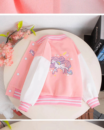 Deine sportliche Einhorn Baseball Jacke!