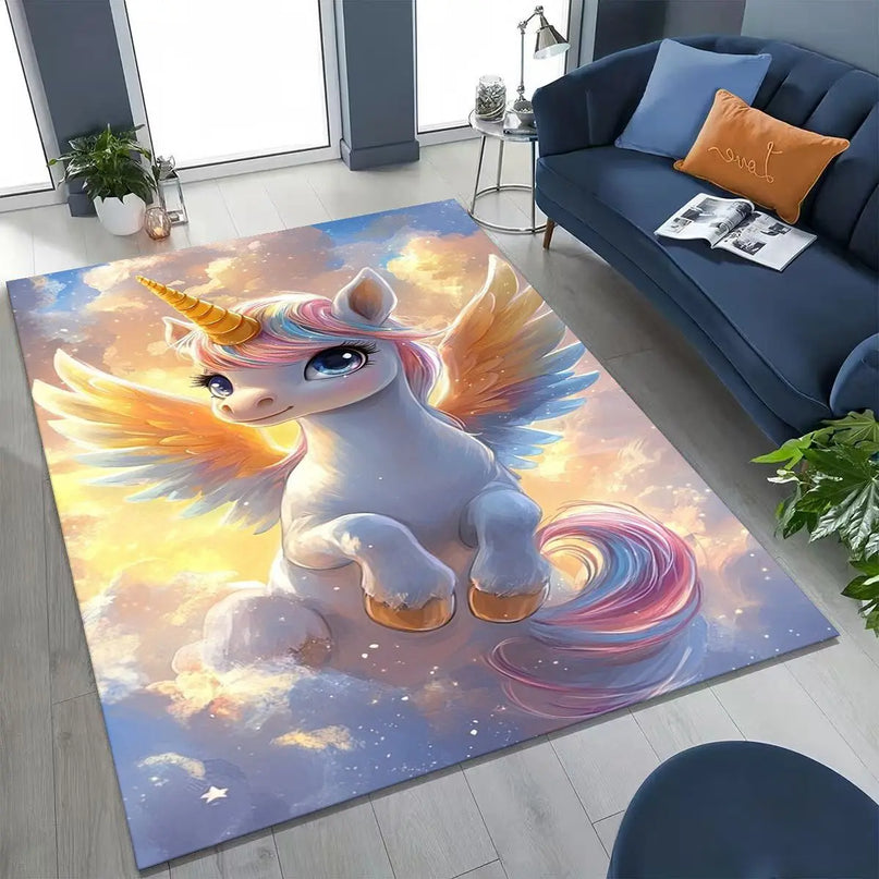 Dein Einhorn Sessel Regenbogen-Mädchen