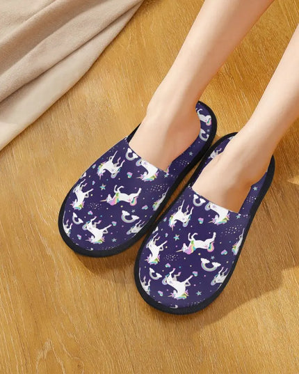 Deine kuscheligen Einhorn Hausschuhe!