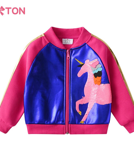 Deine glitzernde Einhorn Jacke für Herbst &