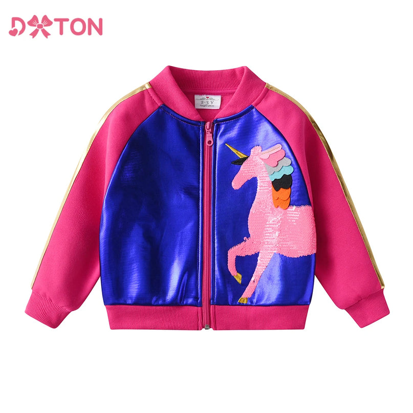 Deine glitzernde Einhorn Jacke für Herbst &