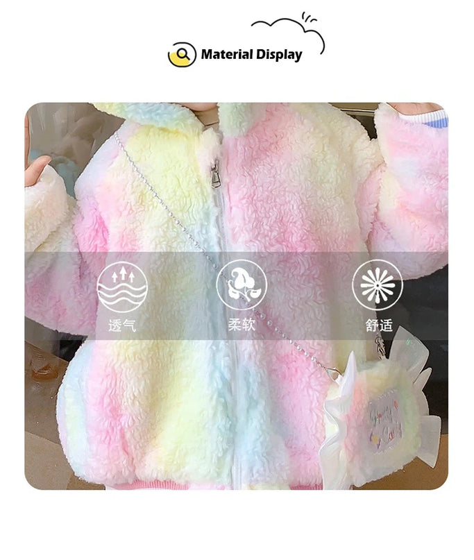 Deine zauberhafte Einhorn Jacke mit Tasche!