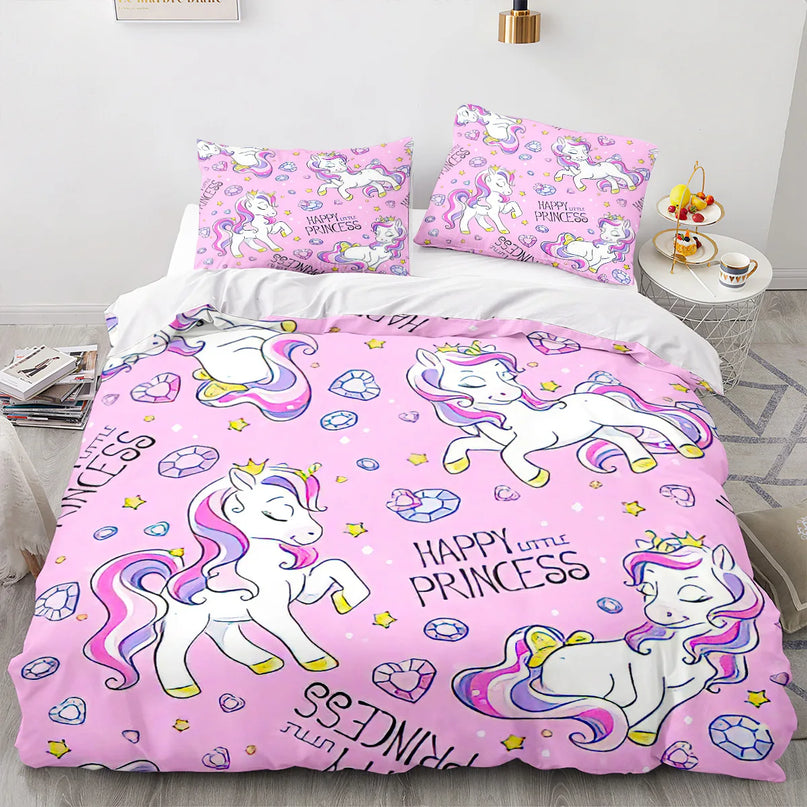 Deine Galaktische Einhorn Bettwäsche