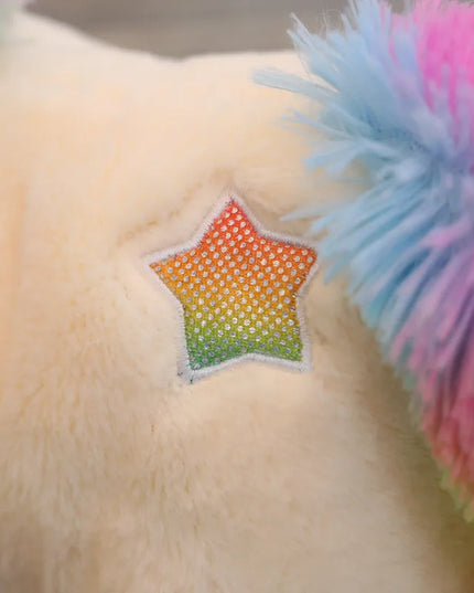 Dein riesiges Regenbogen Einhorn Kissen!