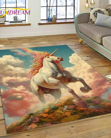 Dein Einhorn Sessel als 3D Traum-Teppich!