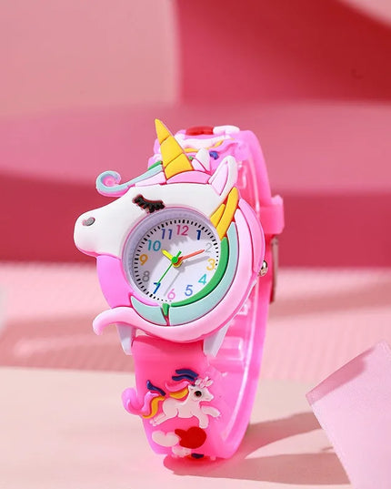 Deine 3D Einhorn Uhr für coole Kids