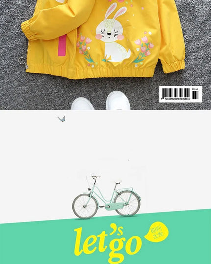 Deine leuchtende Einhorn Jacke in Gelb!