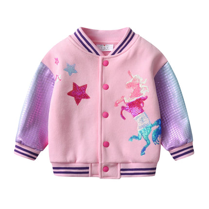 Deine glitzernde Einhorn Jacke für den