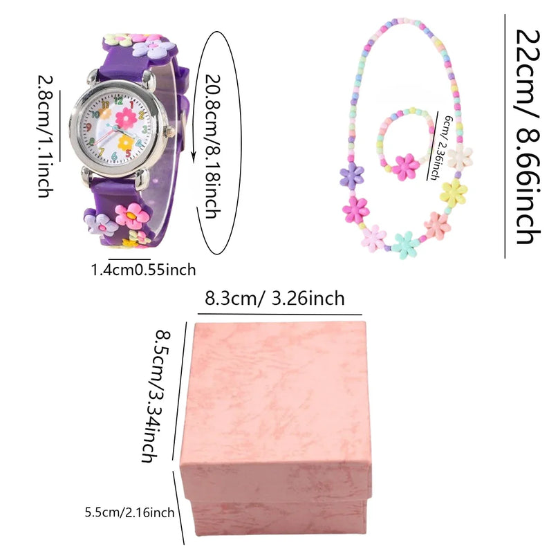 Süßes Einhorn Armband mit Uhr-Set!