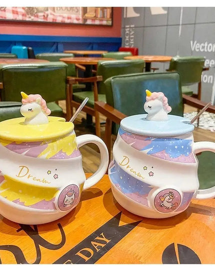 Deine süße Einhorn Tasse mit Löffel!