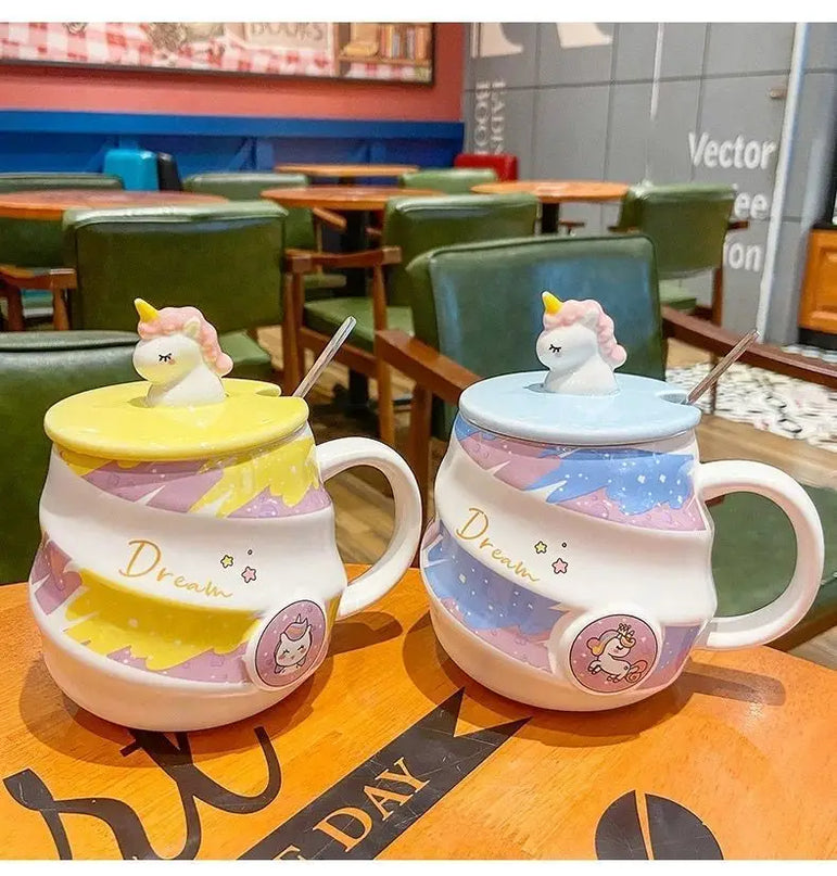 Deine süße Einhorn Tasse mit Löffel!