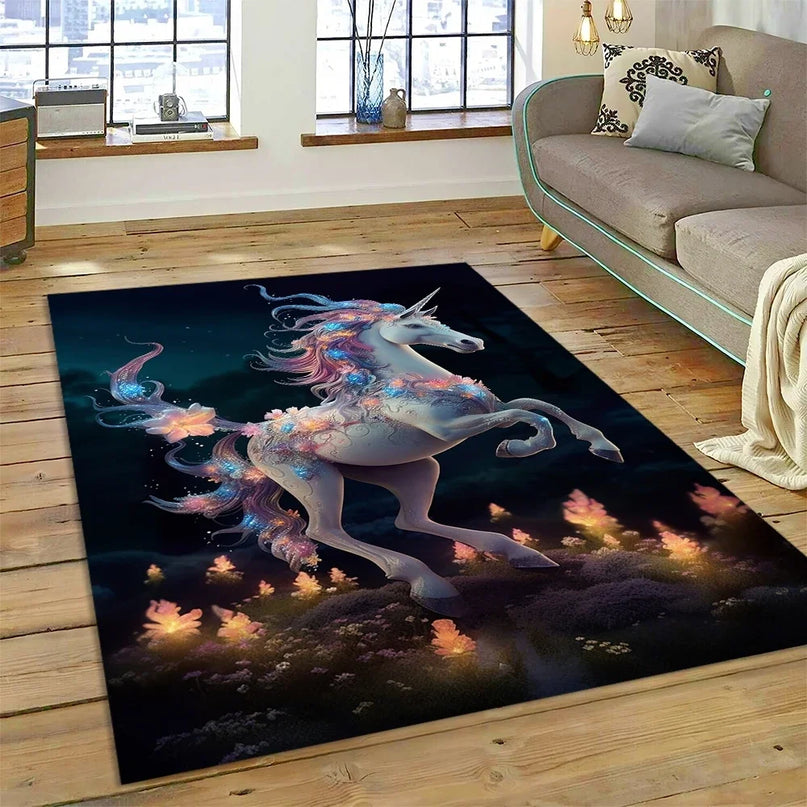 Dein Einhorn Sessel als 3D Traum-Teppich!