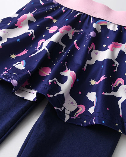 Einhorn Leggings mit Rock – Sommerlich
