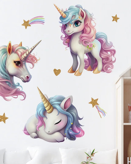 Dein Einhorn Wandtattoo für süße Träume!