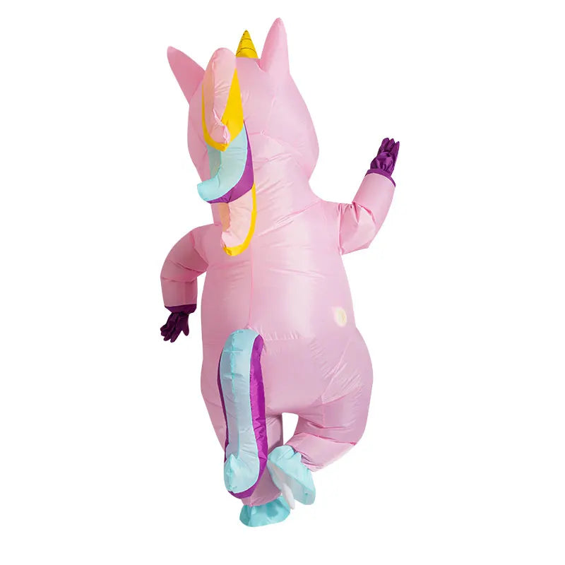 Strahlendes Pink: Dein Aufblasbares Einhorn