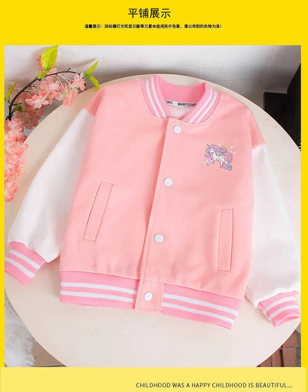 Deine stylische Einhorn Baseball Jacke in