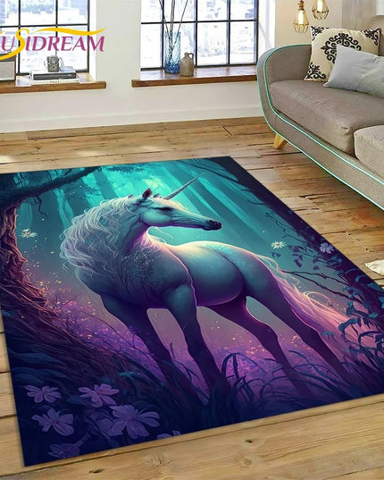 Dein Einhorn Sessel als 3D Traum-Teppich!