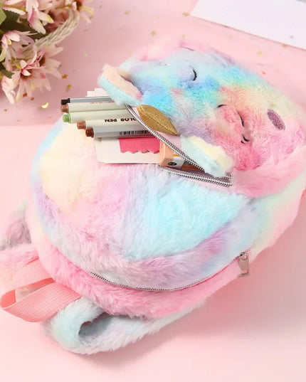 Dein lila Einhorn Rucksack mit großen Augen!