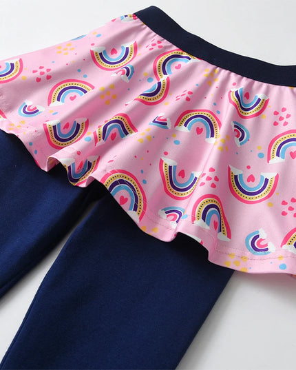 Deine süße Einhorn Leggings mit Rock – 2 in