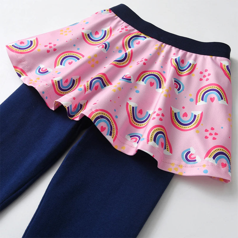 Deine süße Einhorn Leggings mit Rock – 2 in
