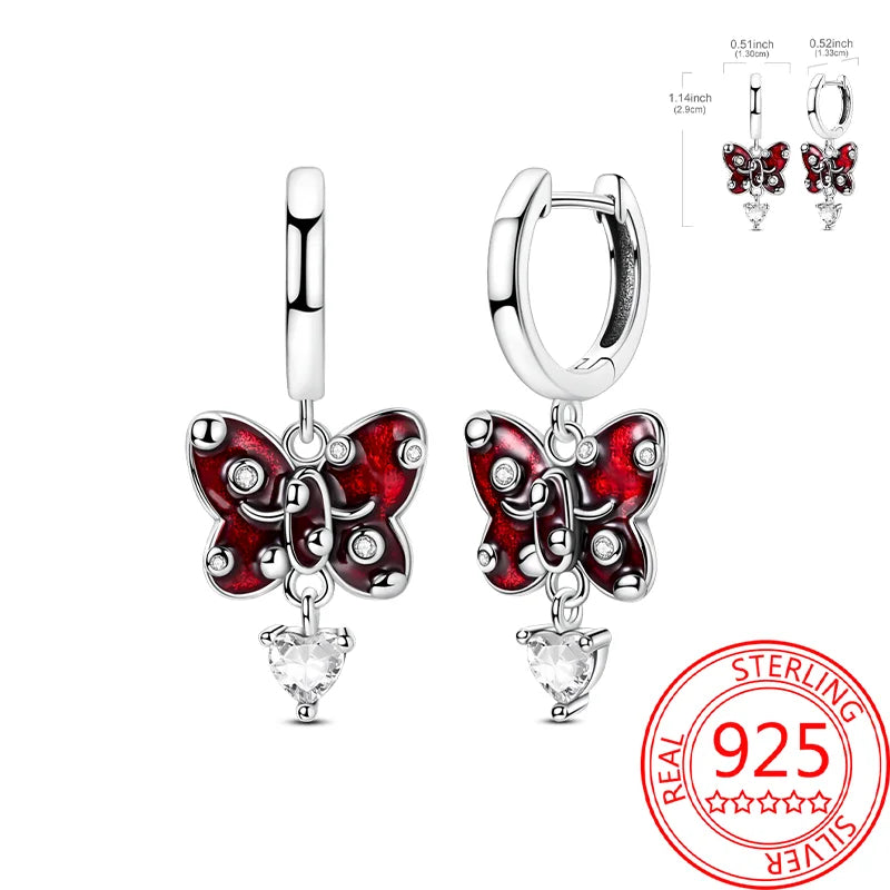 Romantische Einhorn Ohrringe in Rosa!