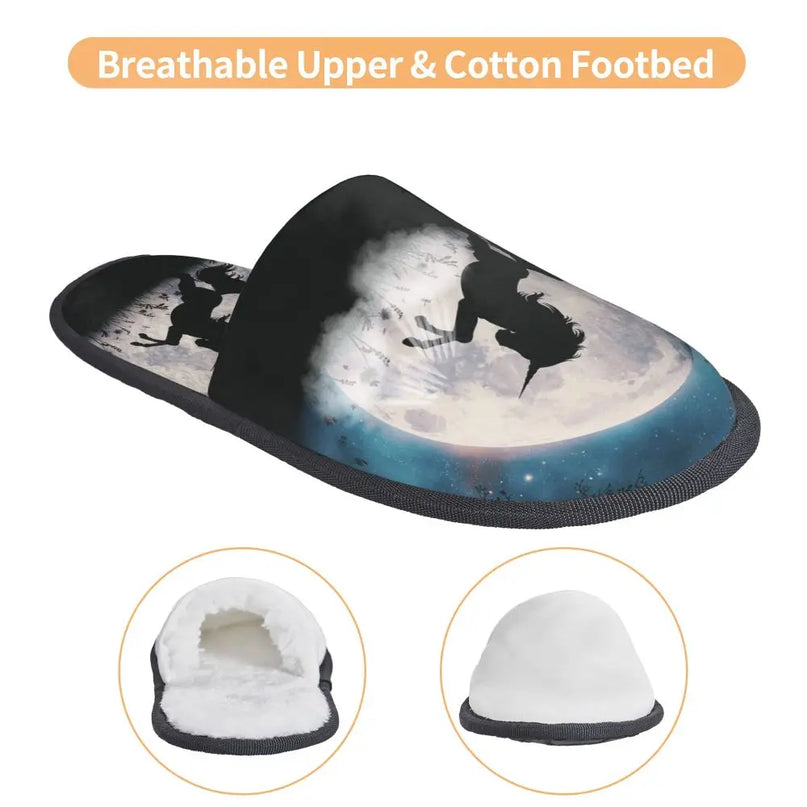 Deine flauschigen Einhorn Hausschuhe!