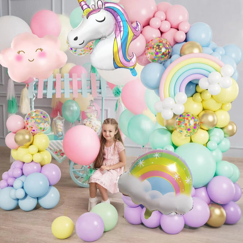 Dein Einhorn Ballonbogen für Feen-Momente!