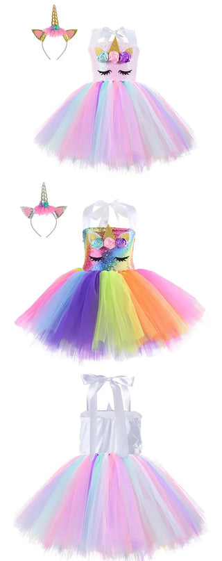 Dein Riesen Einhorn Tutu Kleid: