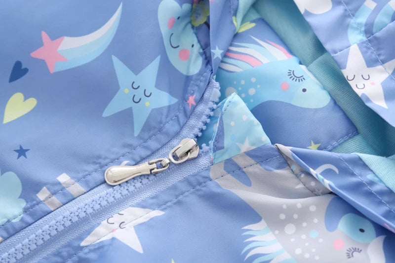 Frühlingsgefühle mit deiner Einhorn Jacke!