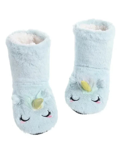 Flauschige Einhorn Socken für Kuschelmomente