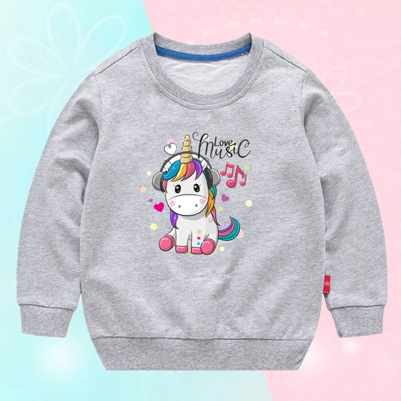 Dein verträumter Einhorn Pullover in Lila