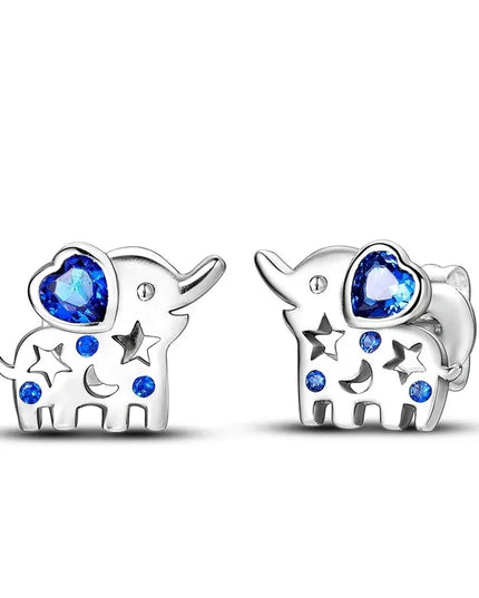 Süße Einhorn Ohrstecker aus 925 Silber