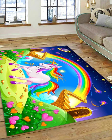 Dein Einhorn Sessel als 3D Traum-Teppich!