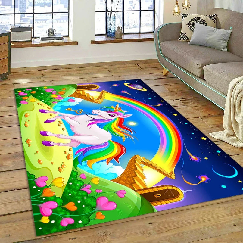 Dein Einhorn Sessel als 3D Traum-Teppich!