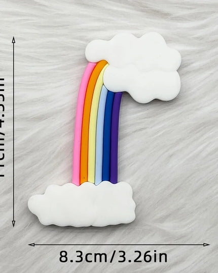 Regenbogen Einhorn Backform Topper