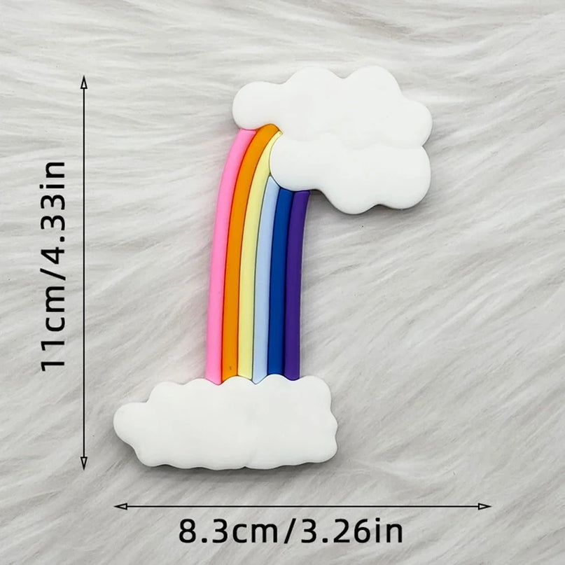 Regenbogen Einhorn Backform Topper