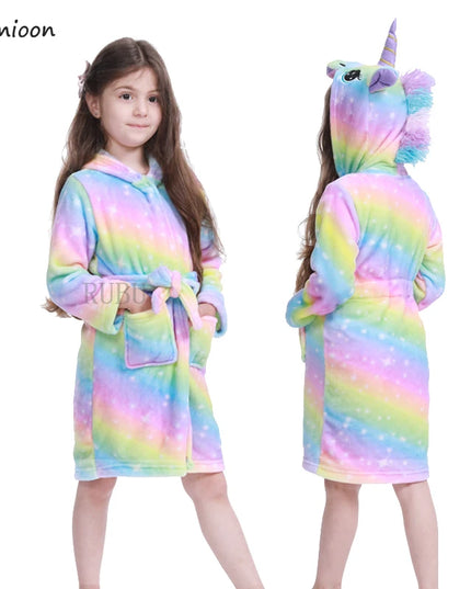Dein kuscheliges blaues Einhorn Handtuch