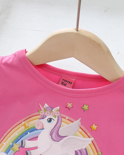Dein Riesen Einhorn Regenbogenkleid Lila