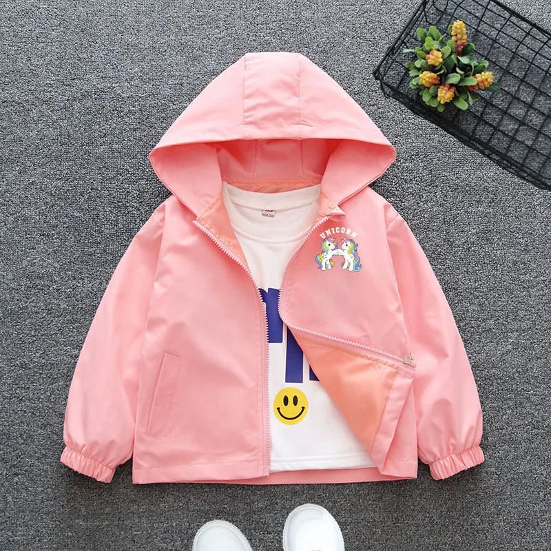 Deine leuchtende Einhorn Jacke in Gelb!