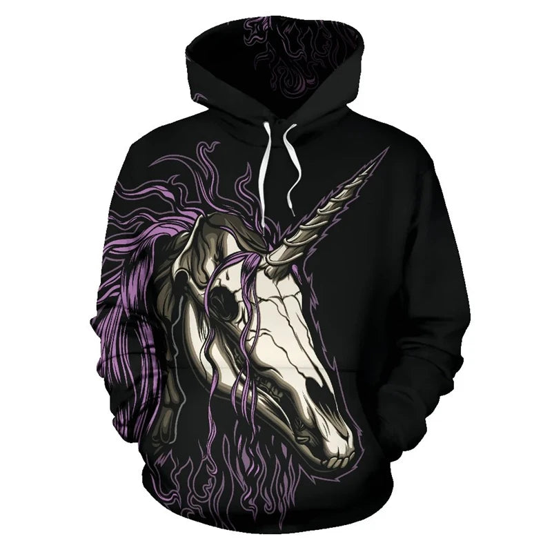 Dein leuchtender Einhorn Hoodie mit 3D-Power!