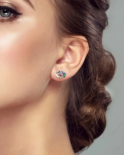 Süße Einhorn Ohrstecker aus 925 Silber