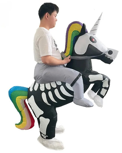 Strahlend Weiss: Dein Aufblasbares Einhorn