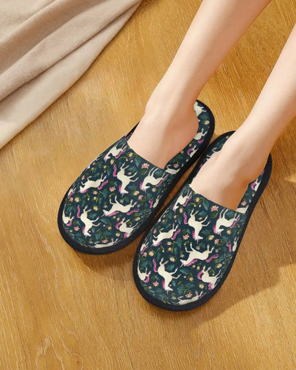 Deine kuscheligen Einhorn Hausschuhe zum