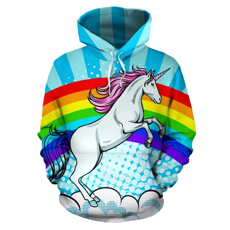 Dein Regenbogen Einhorn Hoodie wartet!