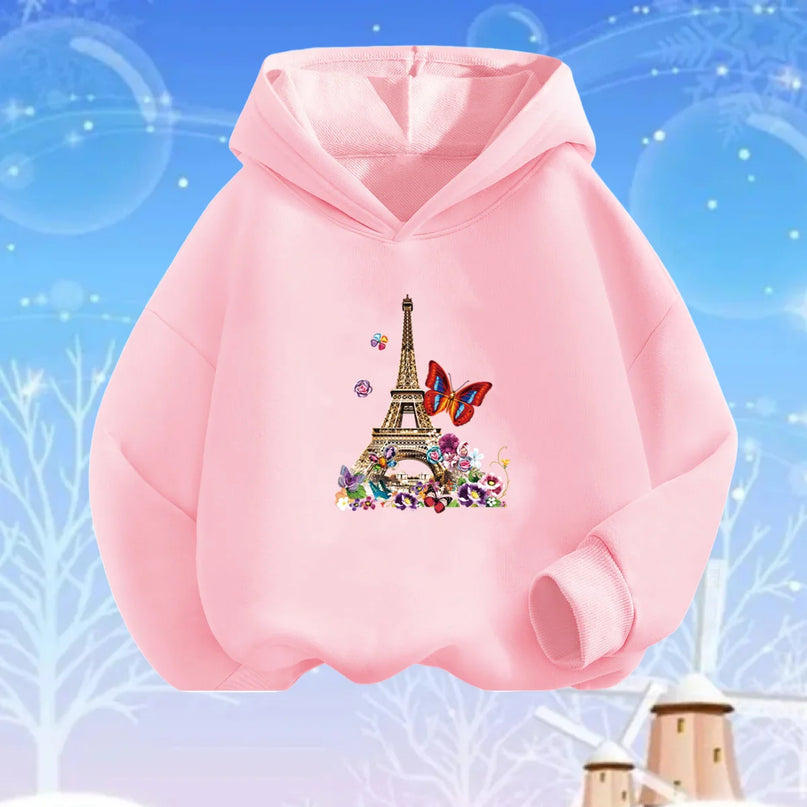 Dein cooler Cartoon Einhorn Hoodie Grau
