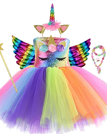 Dein traumhaftes Riesen Einhorn Tüllkleid!