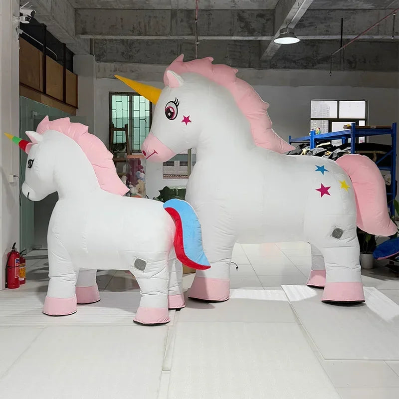 Dein Aufblasbares Einhorn Kostuem!